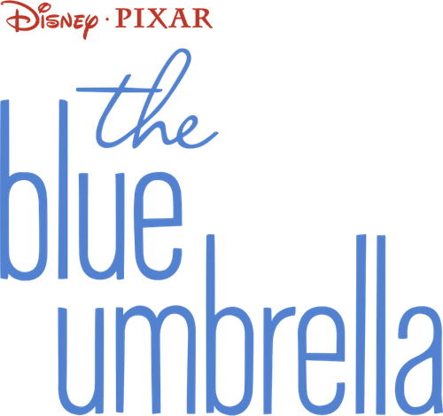 Синий зонтик