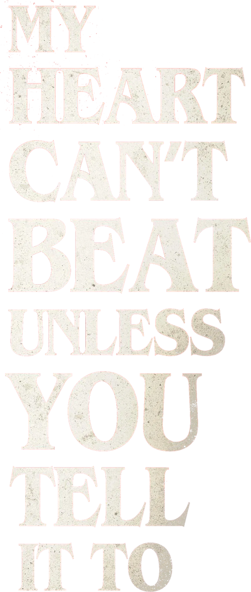 Моё сердце не будет биться, пока ты не прикажешь