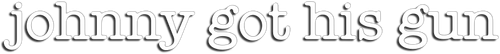 Джонни взял ружье
